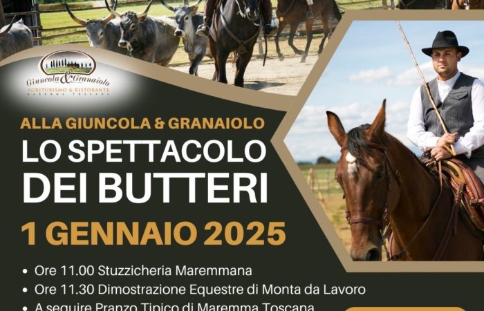 Spettacolo dei butteri in Maremma - Giuncola e Granaiolo