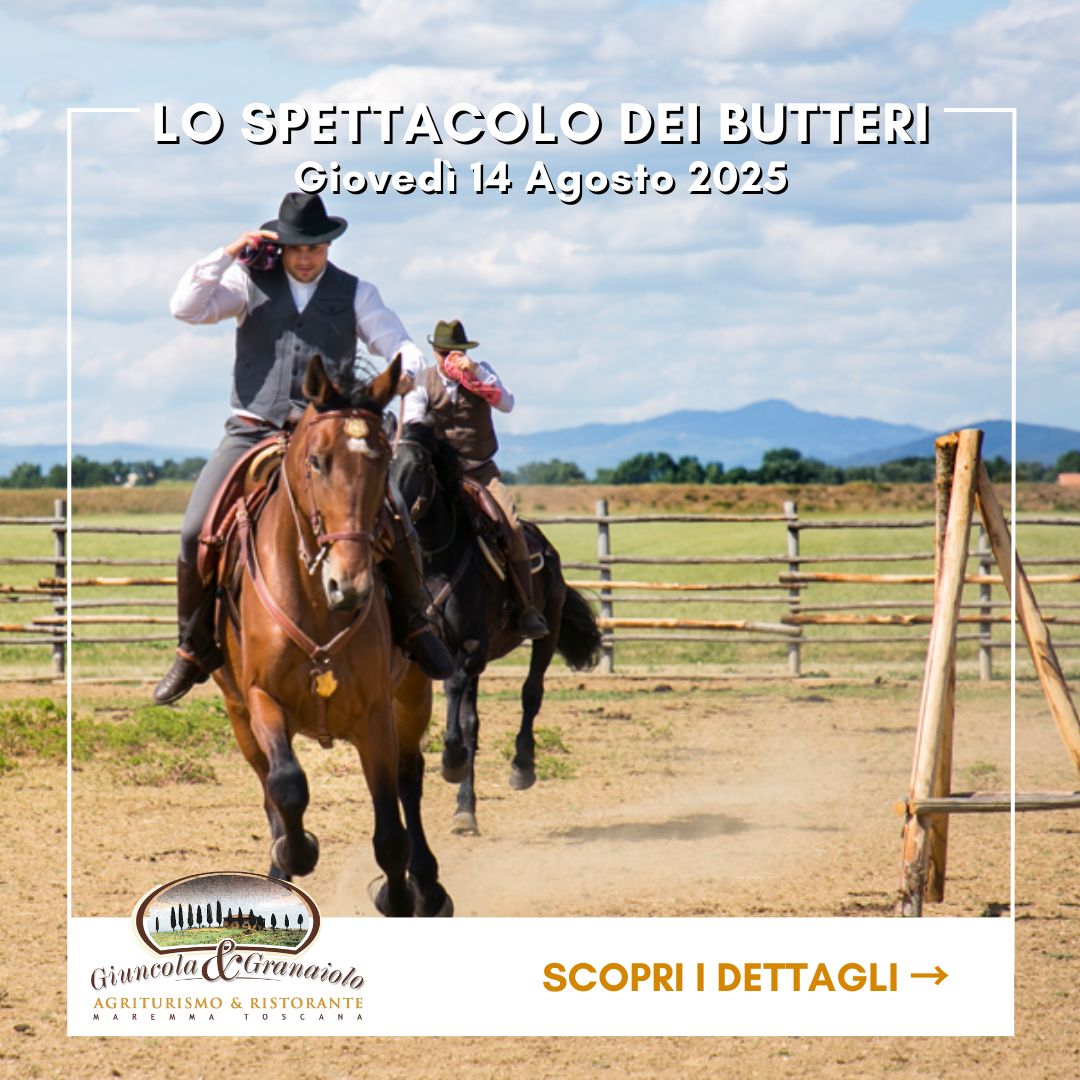 Spettacolo Butteri Maremma - Giuncola e Granaiolo Alberese