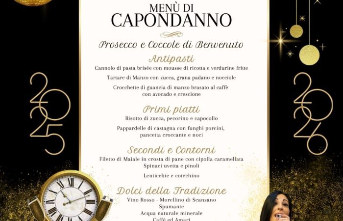Cenone di Capodanno 2025-2026 Giuncola e Granaiolo